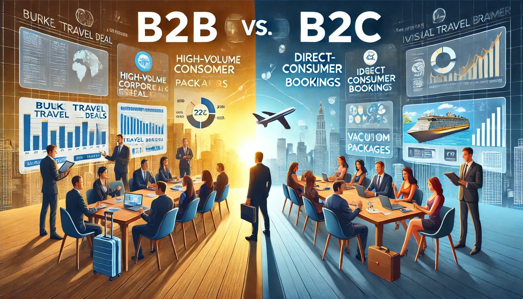 B2B vs. B2C en el turismo: diferencias clave