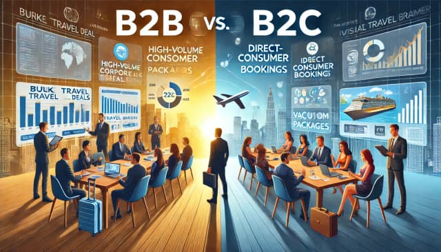 B2B vs. B2C en el turismo: diferencias clave